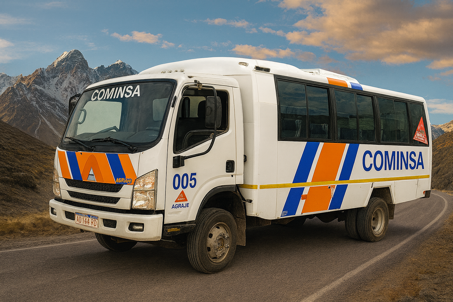 Cominsa - Camión Carrozado 4x4